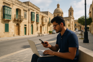 Malta ger invånarna gratis ChatGPT Plus: person använder AI-verktyg i en vardaglig miljö på Malta