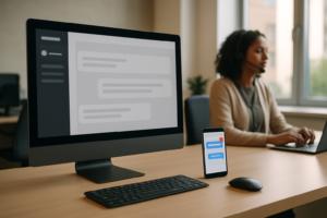 RingCentral kopplar sin AI-receptionist till Shopify: receptionistmiljö med AI-stöd för kundservice