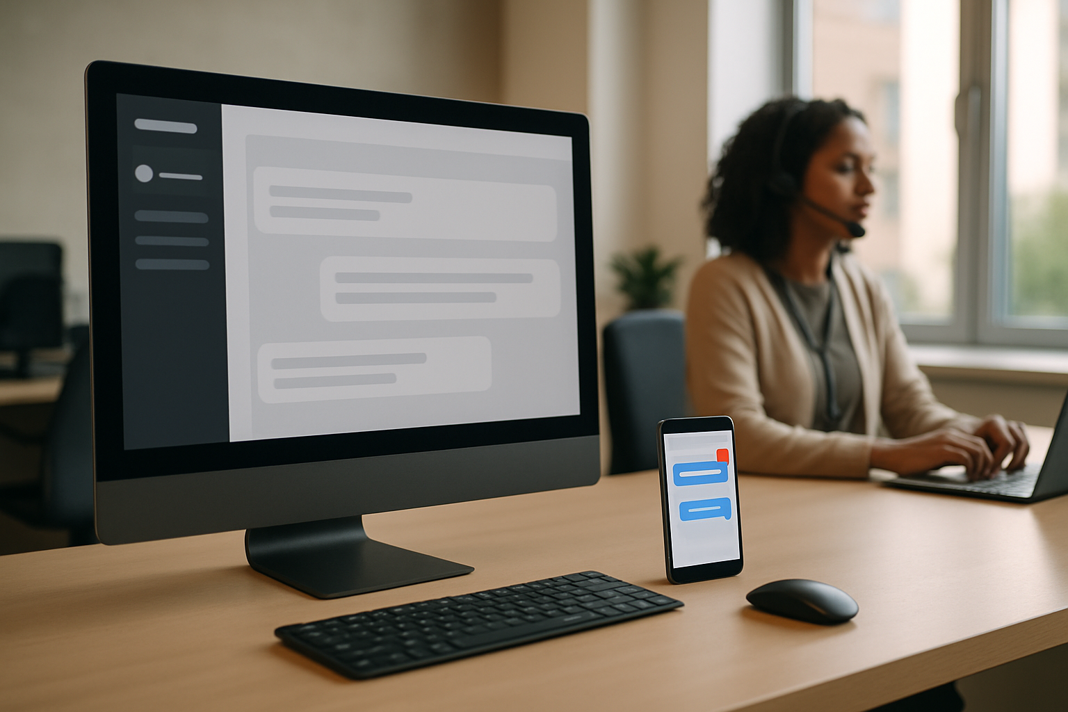 RingCentral kopplar sin AI-receptionist till Shopify: receptionistmiljö med AI-stöd för kundservice