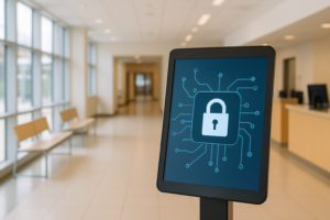 EU vill göra AI säkrare i vardagens digitala tjänster: ljus redaktionell bild som symboliserar AI och cybersäkerhet.
